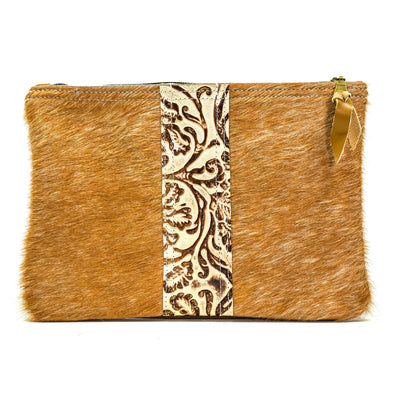 Mega Organizer - Palomino w/ Ivory tool-Mega Organizer-Western-Cowhide-Bags-Handmade-Products-Gifts-Dancing Cactus Designs