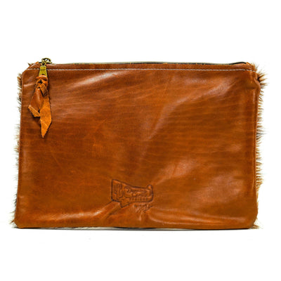 Mega Organizer - Red Brindle w/ No Embossed-Mega Organizer-Western-Cowhide-Bags-Handmade-Products-Gifts-Dancing Cactus Designs