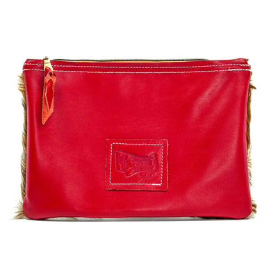 Mega Organizer - Red Brindle w/ Western Sunset-Mega Organizer-Western-Cowhide-Bags-Handmade-Products-Gifts-Dancing Cactus Designs