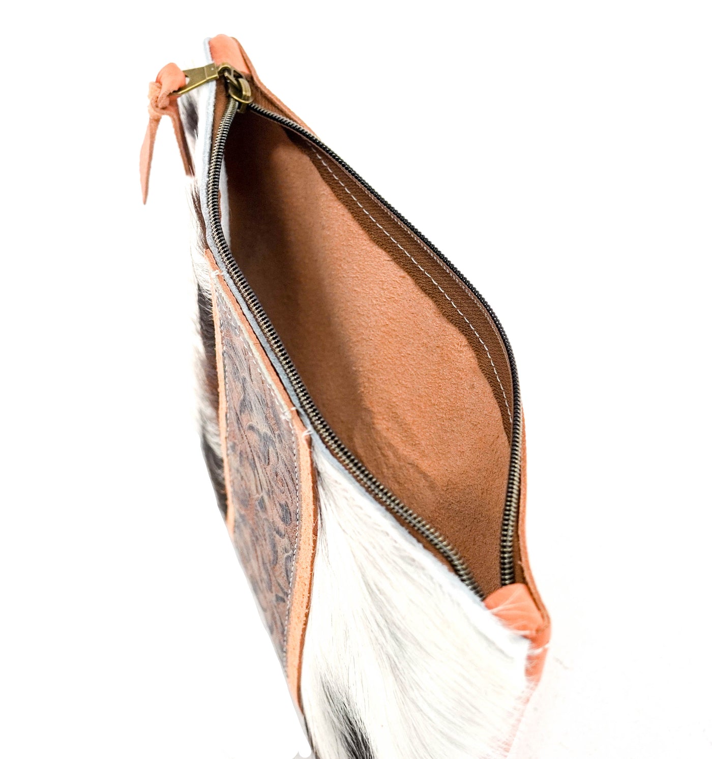 Mega Organizer - Tricolor w/ Antique Sundance Roses-Mega Organizer-Western-Cowhide-Bags-Handmade-Products-Gifts-Dancing Cactus Designs