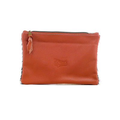 Mega Organizer - Tricolor w/ Burnt Brands-Mega Organizer-Western-Cowhide-Bags-Handmade-Products-Gifts-Dancing Cactus Designs