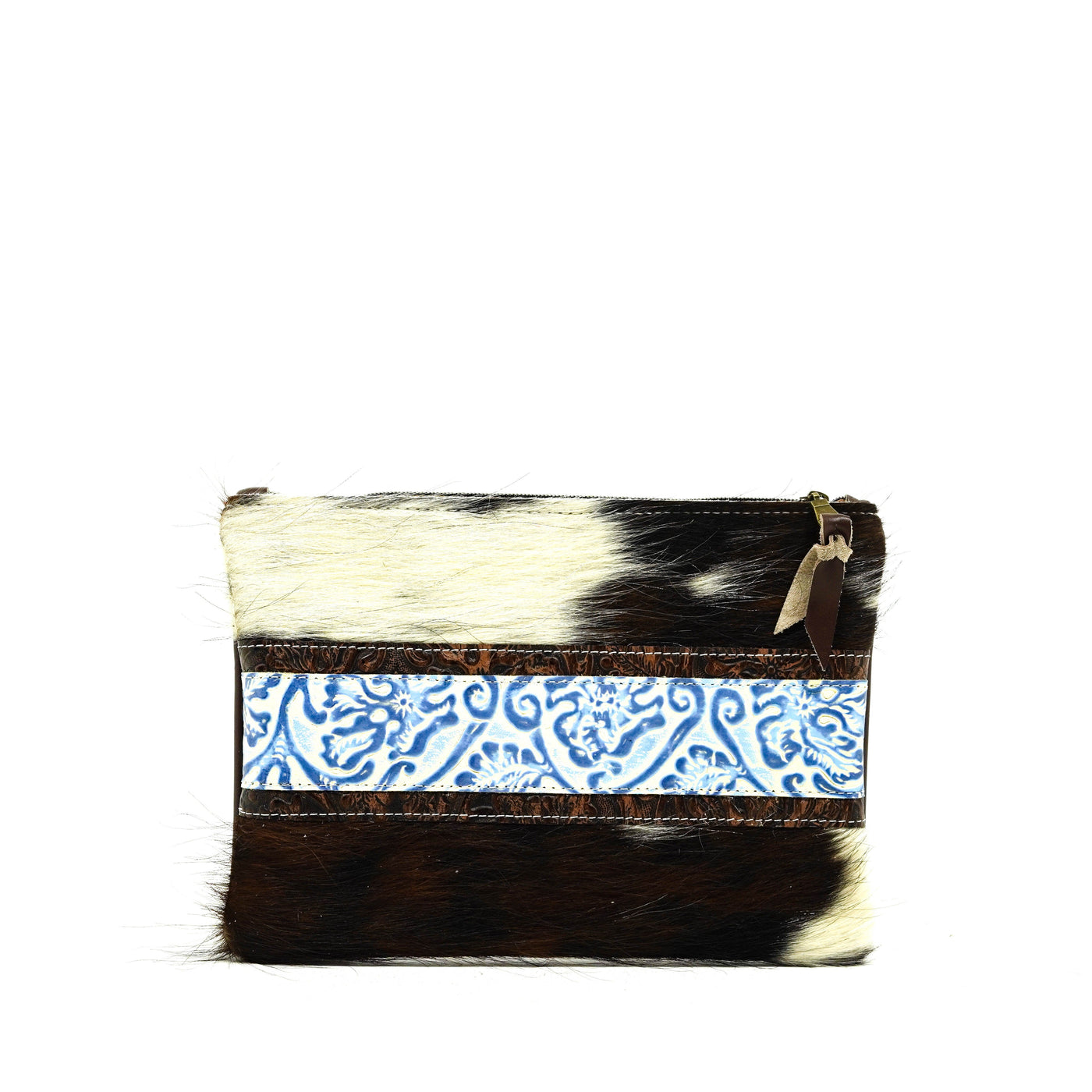 Mega Organizer - Tricolor w/ Galaxy Tool-Mega Organizer-Western-Cowhide-Bags-Handmade-Products-Gifts-Dancing Cactus Designs