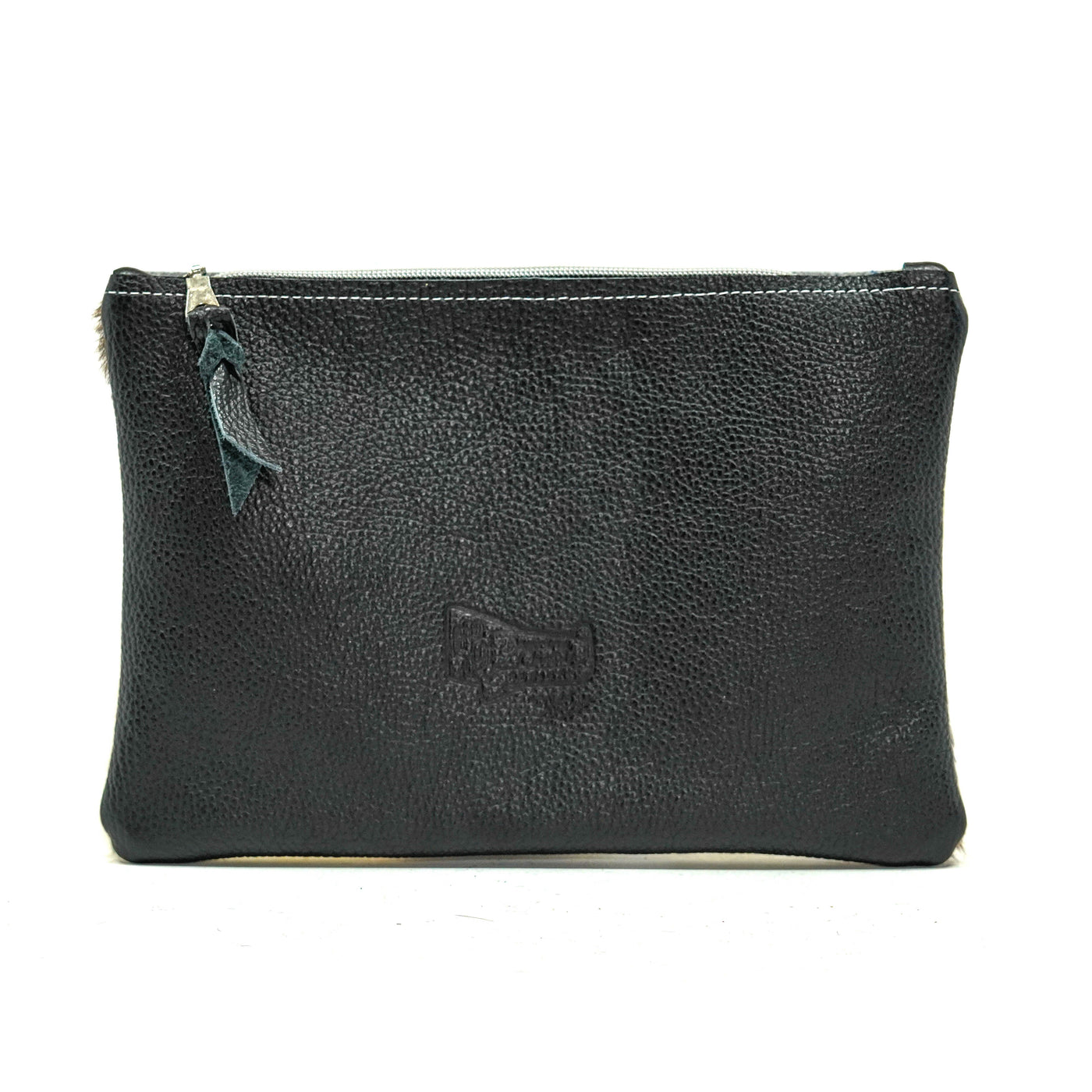 Mega Organizer - Tricolor w/ Onyx Roses-Mega Organizer-Western-Cowhide-Bags-Handmade-Products-Gifts-Dancing Cactus Designs