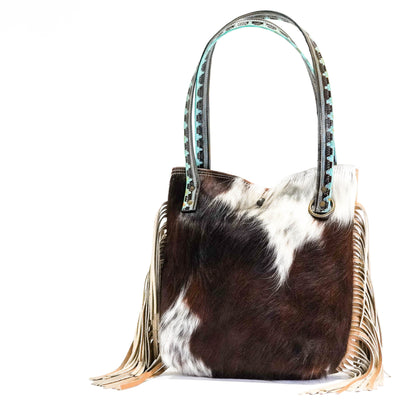 Mini Trisha - Tricolor w/ Dream Girl Navajo-Mini Trisha-Western-Cowhide-Bags-Handmade-Products-Gifts-Dancing Cactus Designs