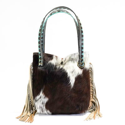 Mini Trisha - Tricolor w/ Dream Girl Navajo-Mini Trisha-Western-Cowhide-Bags-Handmade-Products-Gifts-Dancing Cactus Designs