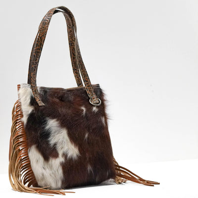 Mini Trisha - Tricolor w/ Honey Tool-Mini Trisha-Western-Cowhide-Bags-Handmade-Products-Gifts-Dancing Cactus Designs