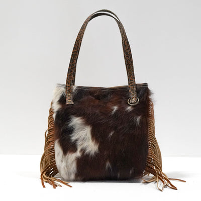 Mini Trisha - Tricolor w/ Honey Tool-Mini Trisha-Western-Cowhide-Bags-Handmade-Products-Gifts-Dancing Cactus Designs