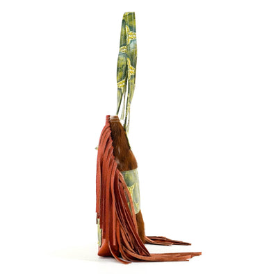 Mini Trisha - Tricolor w/ Mountain View Skulls-Mini Trisha-Western-Cowhide-Bags-Handmade-Products-Gifts-Dancing Cactus Designs