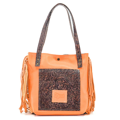 Mini Trisha - Tricolor w/ No Embossed-Mini Trisha-Western-Cowhide-Bags-Handmade-Products-Gifts-Dancing Cactus Designs