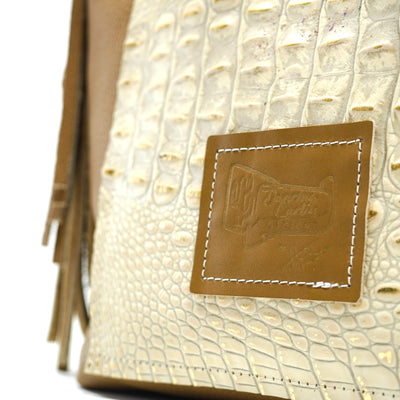 Mini Trisha - Two-Tone Brindle w/ No Embossed-Mini Trisha-Western-Cowhide-Bags-Handmade-Products-Gifts-Dancing Cactus Designs