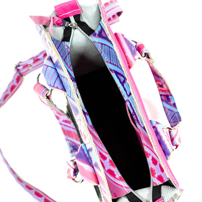 Minnie Pearl - Black & White w/ Unicorn Navajo-Minnie Pearl-Western-Cowhide-Bags-Handmade-Products-Gifts-Dancing Cactus Designs