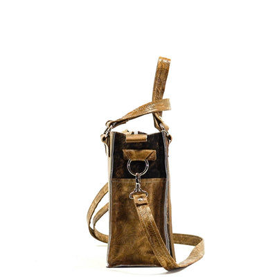 Minnie Pearl - Brindle w/ No Embossed-Minnie Pearl-Western-Cowhide-Bags-Handmade-Products-Gifts-Dancing Cactus Designs