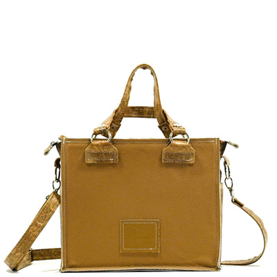 Minnie Pearl - Brindle w/ No Embossed-Minnie Pearl-Western-Cowhide-Bags-Handmade-Products-Gifts-Dancing Cactus Designs