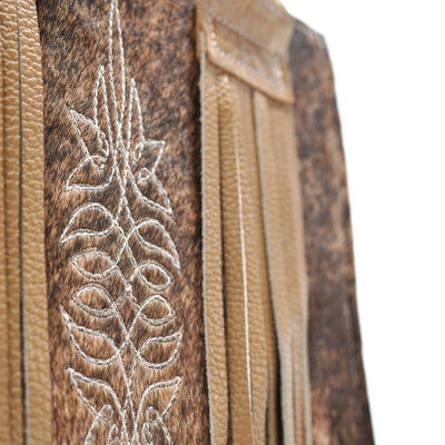 Minnie Pearl - Brindle w/ No Embossed-Minnie Pearl-Western-Cowhide-Bags-Handmade-Products-Gifts-Dancing Cactus Designs