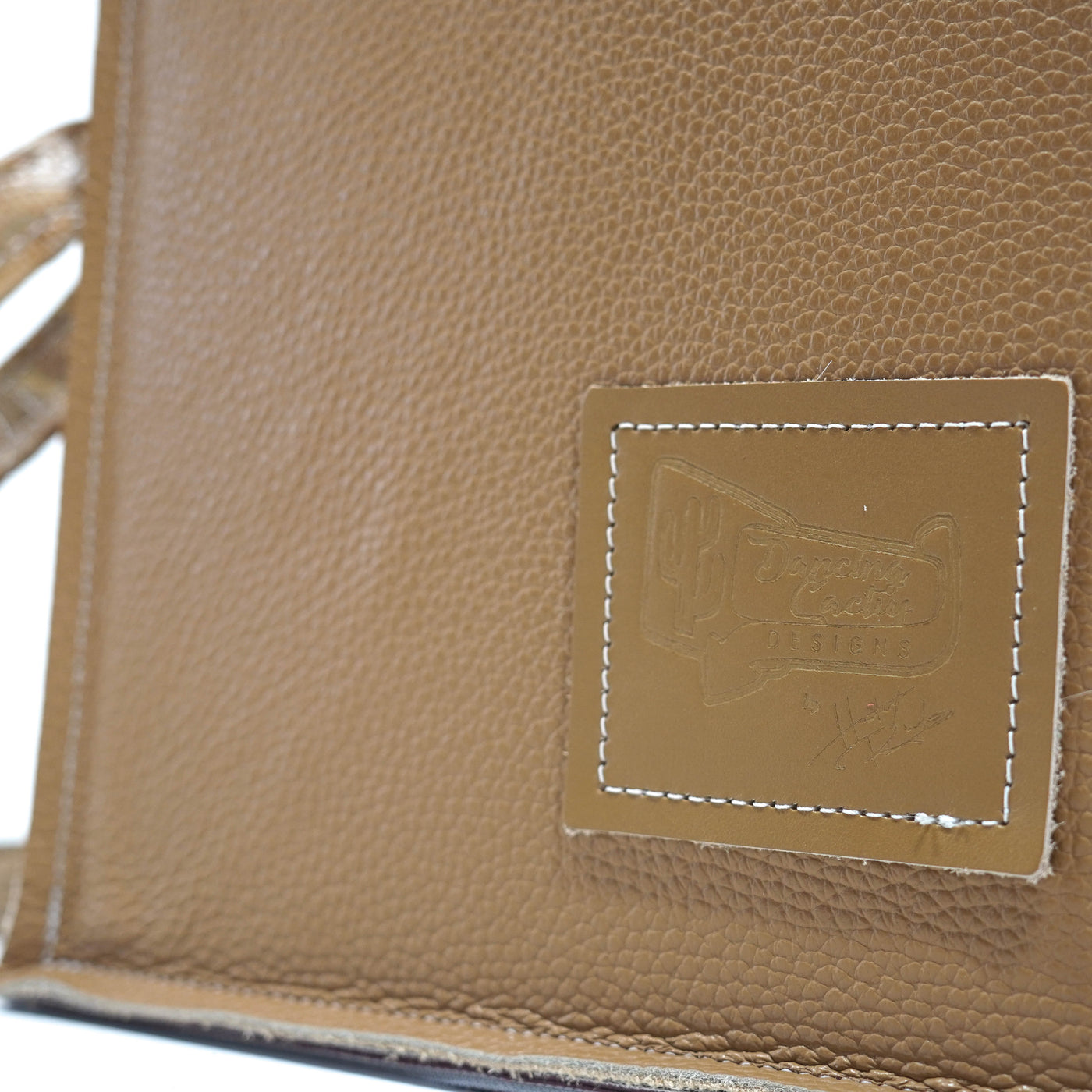 Minnie Pearl - Brindle w/ No Embossed-Minnie Pearl-Western-Cowhide-Bags-Handmade-Products-Gifts-Dancing Cactus Designs