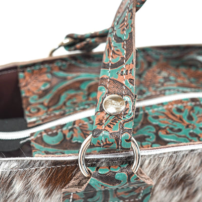 Minnie Pearl - Exotic Brindle w/ No Embossed-Minnie Pearl-Western-Cowhide-Bags-Handmade-Products-Gifts-Dancing Cactus Designs