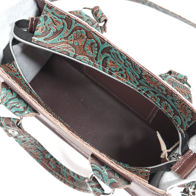 Minnie Pearl - Exotic Brindle w/ No Embossed-Minnie Pearl-Western-Cowhide-Bags-Handmade-Products-Gifts-Dancing Cactus Designs