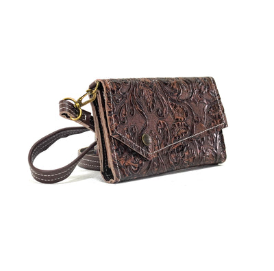 Miranda - All Embossed w/ Cowboy tool-Miranda-Western-Cowhide-Bags-Handmade-Products-Gifts-Dancing Cactus Designs
