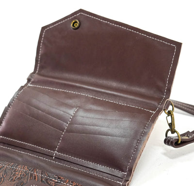 Miranda - All Embossed w/ Cowboy tool-Miranda-Western-Cowhide-Bags-Handmade-Products-Gifts-Dancing Cactus Designs