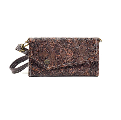 Miranda - All Embossed w/ Cowboy tool-Miranda-Western-Cowhide-Bags-Handmade-Products-Gifts-Dancing Cactus Designs