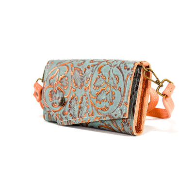 Miranda - All Embossed w/ Sierra Tool-Miranda-Western-Cowhide-Bags-Handmade-Products-Gifts-Dancing Cactus Designs