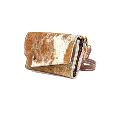 Miranda - Longhorn w/ Mustang Leather-Miranda-Western-Cowhide-Bags-Handmade-Products-Gifts-Dancing Cactus Designs