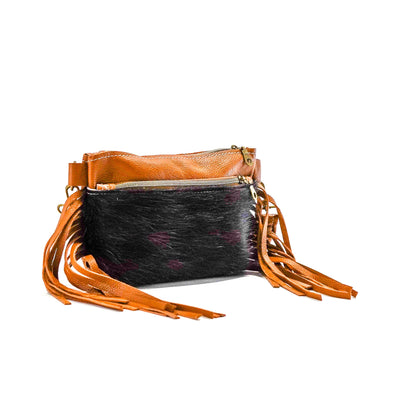 Miss Kitty - Red Brindle w/ Dulce De Leche Leather-Miss Kitty-Western-Cowhide-Bags-Handmade-Products-Gifts-Dancing Cactus Designs