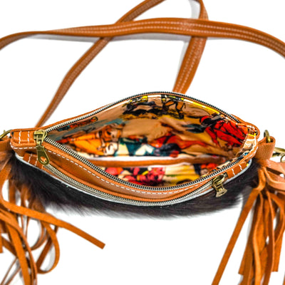 Miss Kitty - Red Brindle w/ Dulce De Leche Leather-Miss Kitty-Western-Cowhide-Bags-Handmade-Products-Gifts-Dancing Cactus Designs