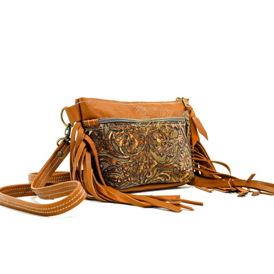 Miss Kitty - Wyoming Tool w/ Dulce De Leche Leather-Miss Kitty-Western-Cowhide-Bags-Handmade-Products-Gifts-Dancing Cactus Designs