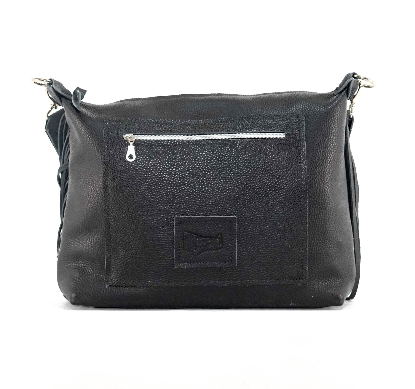 Oakley - Black & White w/ Burgundy Dallas Tool-Oakley-Western-Cowhide-Bags-Handmade-Products-Gifts-Dancing Cactus Designs