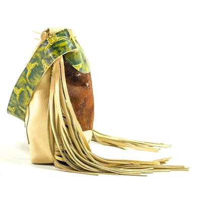 Oakley - Longhorn w/ Mountain View Skulls-Oakley-Western-Cowhide-Bags-Handmade-Products-Gifts-Dancing Cactus Designs