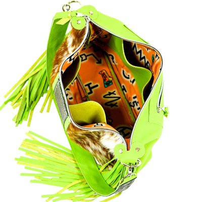 Oakley - Longhorn w/ Smokeshow Croc-Oakley-Western-Cowhide-Bags-Handmade-Products-Gifts-Dancing Cactus Designs