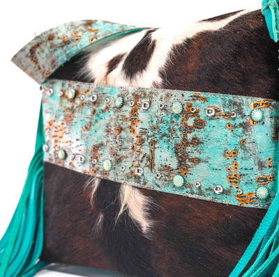 Oakley - Tricolor w/ Tiffany Driftwood-Oakley-Western-Cowhide-Bags-Handmade-Products-Gifts-Dancing Cactus Designs