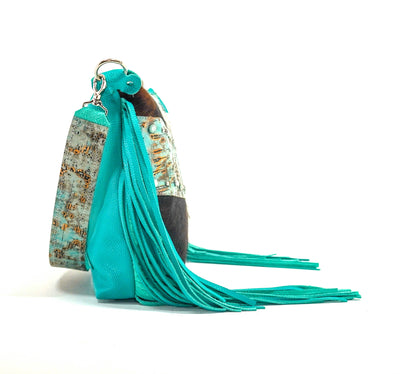 Oakley - Tricolor w/ Tiffany Driftwood-Oakley-Western-Cowhide-Bags-Handmade-Products-Gifts-Dancing Cactus Designs