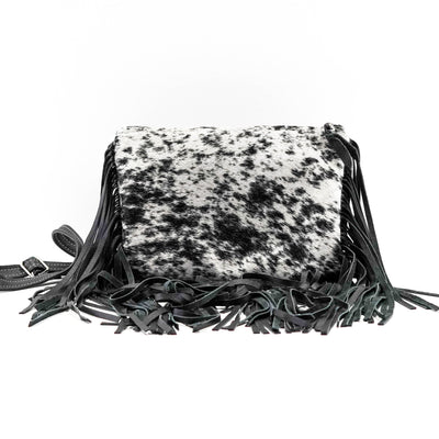 Patsy - Black & White w/ No Embossed-Patsy-Western-Cowhide-Bags-Handmade-Products-Gifts-Dancing Cactus Designs