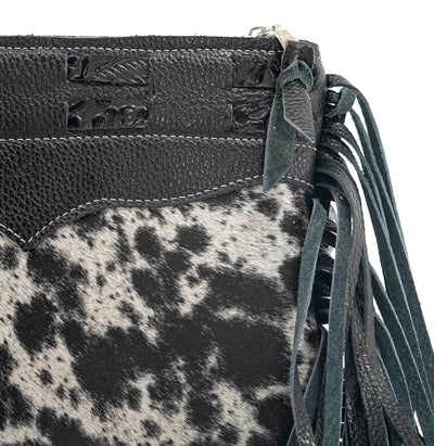 Patsy - Black & White w/ Onyx Tool-Patsy-Western-Cowhide-Bags-Handmade-Products-Gifts-Dancing Cactus Designs