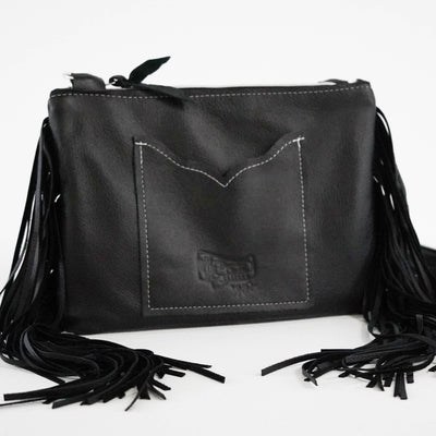 Patsy - Black & White w/ Onyx Tool-Patsy-Western-Cowhide-Bags-Handmade-Products-Gifts-Dancing Cactus Designs