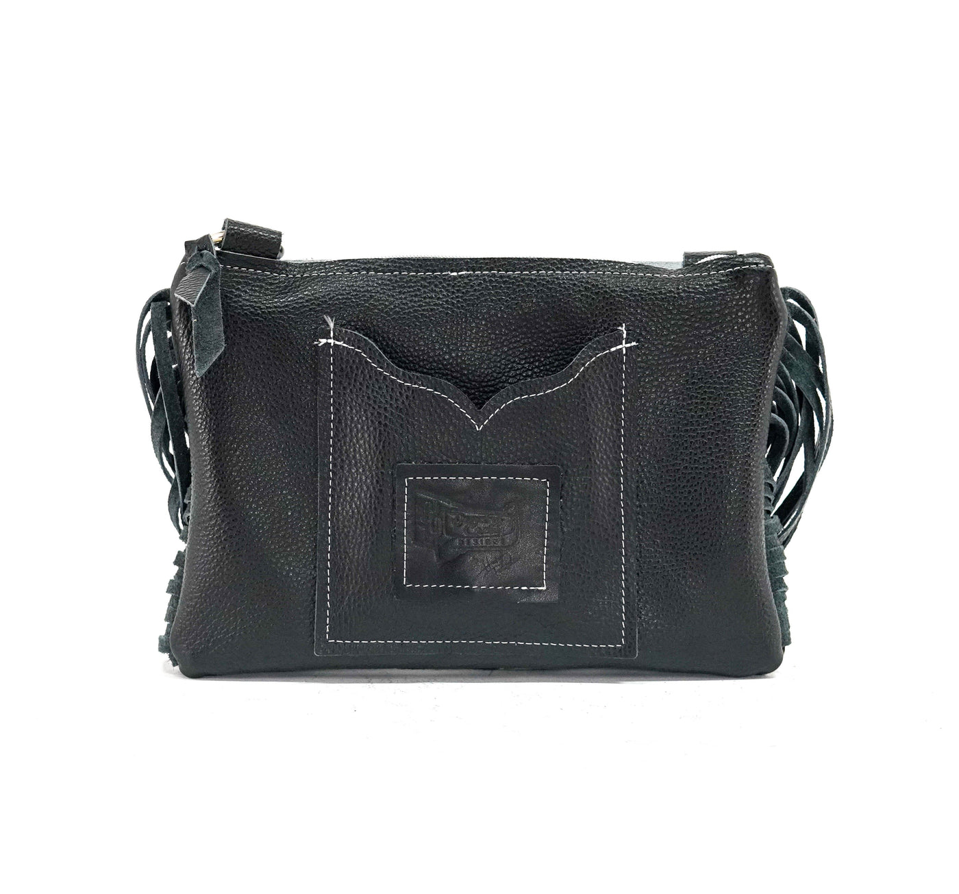 Patsy - Black & White w/ Onyx Tool-Patsy-Western-Cowhide-Bags-Handmade-Products-Gifts-Dancing Cactus Designs