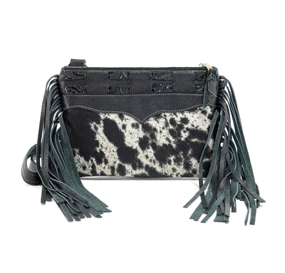 Patsy - Black & White w/ Onyx Tool-Patsy-Western-Cowhide-Bags-Handmade-Products-Gifts-Dancing Cactus Designs