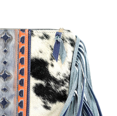 Patsy - Black & White w/ Teton Sundown Navajo-Patsy-Western-Cowhide-Bags-Handmade-Products-Gifts-Dancing Cactus Designs