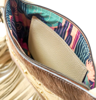Patsy - Light Brindle w/ Golden Hills Navajo-Patsy-Western-Cowhide-Bags-Handmade-Products-Gifts-Dancing Cactus Designs