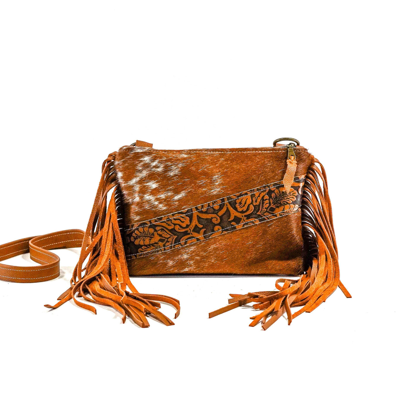 Patsy - Longhorn w/ Honey Tool-Patsy-Western-Cowhide-Bags-Handmade-Products-Gifts-Dancing Cactus Designs