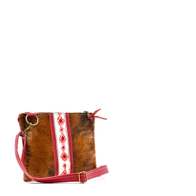 Patsy - Red Brindle w/ Great Plains Navajo-Patsy-Western-Cowhide-Bags-Handmade-Products-Gifts-Dancing Cactus Designs