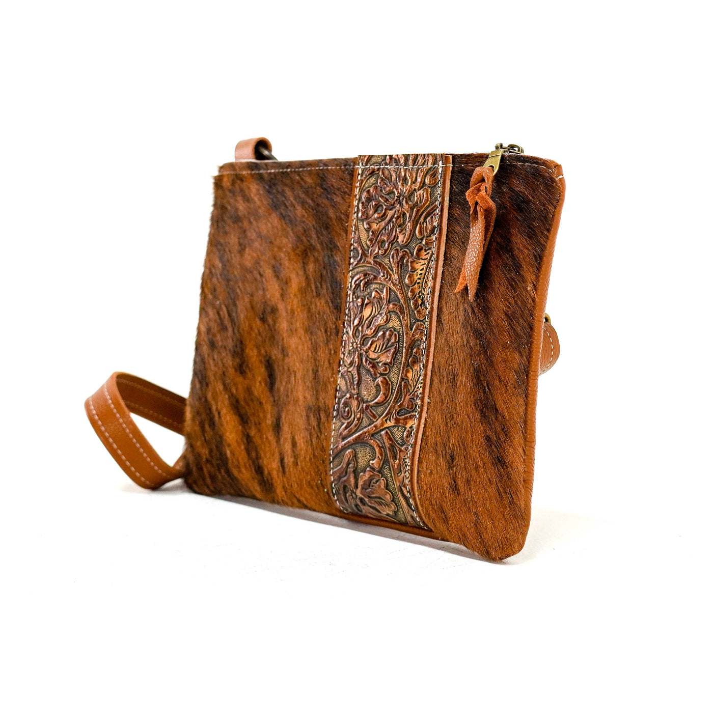 Patsy - Red Brindle w/ Wyoming Tool-Patsy-Western-Cowhide-Bags-Handmade-Products-Gifts-Dancing Cactus Designs