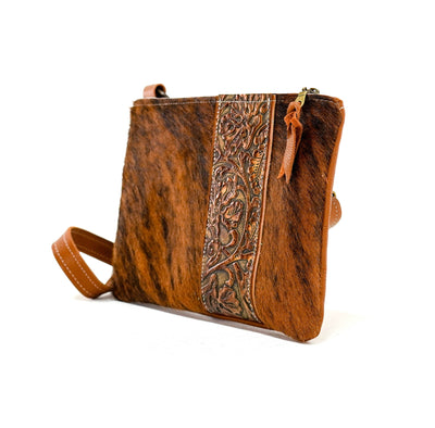 Patsy - Red Brindle w/ Wyoming Tool-Patsy-Western-Cowhide-Bags-Handmade-Products-Gifts-Dancing Cactus Designs