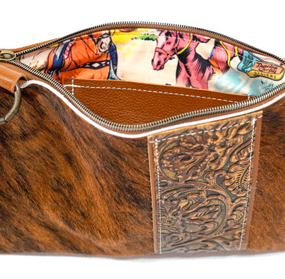 Patsy - Red Brindle w/ Wyoming Tool-Patsy-Western-Cowhide-Bags-Handmade-Products-Gifts-Dancing Cactus Designs
