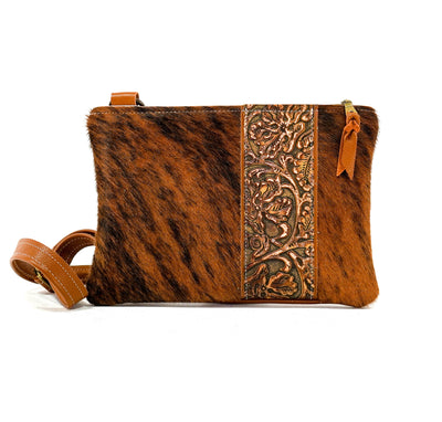 Patsy - Red Brindle w/ Wyoming Tool-Patsy-Western-Cowhide-Bags-Handmade-Products-Gifts-Dancing Cactus Designs