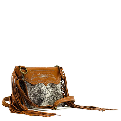 Patsy - Salt & Pepper w/ Embroidery-Patsy-Western-Cowhide-Bags-Handmade-Products-Gifts-Dancing Cactus Designs