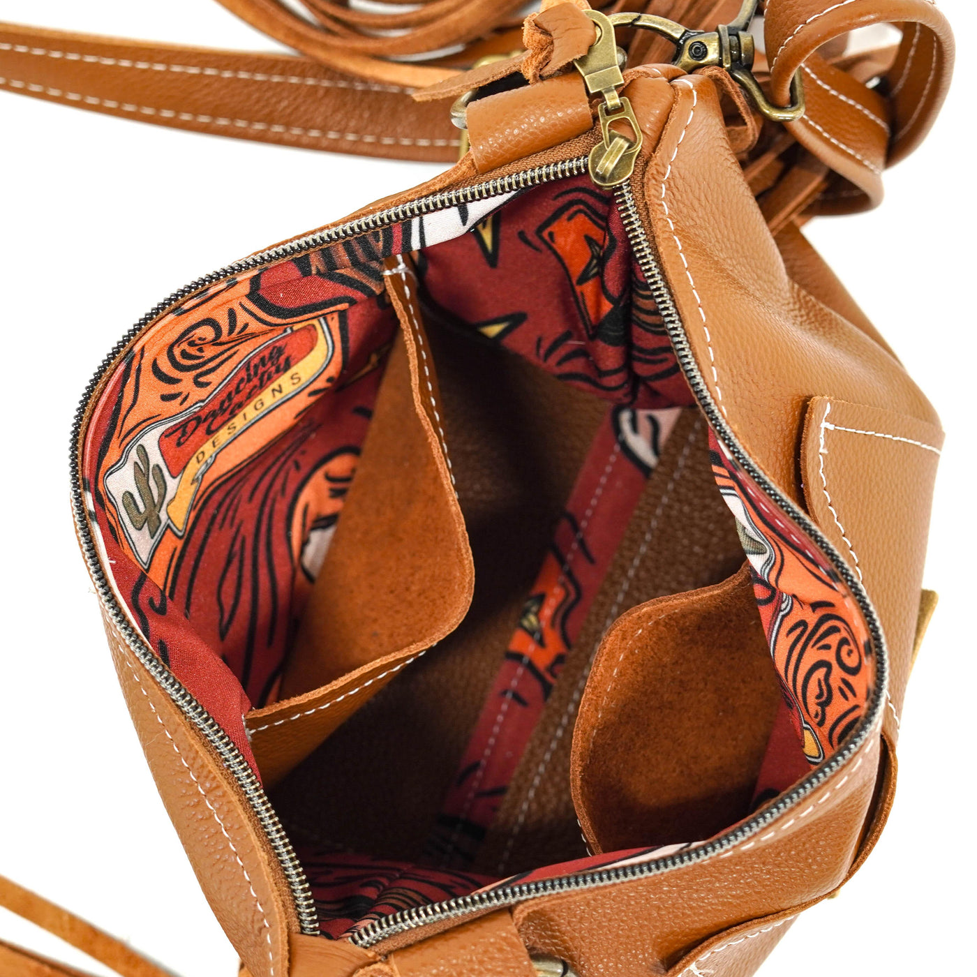 Patsy - Salt & Pepper w/ Embroidery-Patsy-Western-Cowhide-Bags-Handmade-Products-Gifts-Dancing Cactus Designs