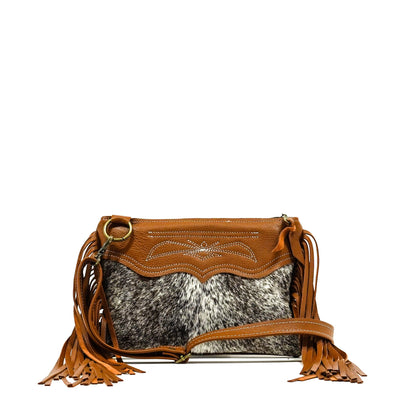 Patsy - Salt & Pepper w/ Embroidery-Patsy-Western-Cowhide-Bags-Handmade-Products-Gifts-Dancing Cactus Designs